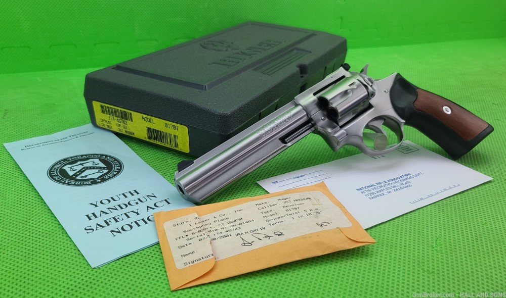 Ruger GP100 * 357 MAG * 6" STAINLESS IN ORIGINAL BOX BORN 2001-img-0