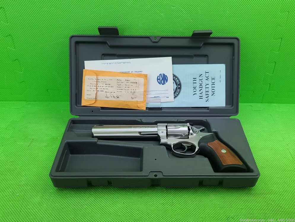Ruger GP100 * 357 MAG * 6" STAINLESS IN ORIGINAL BOX BORN 2001-img-3