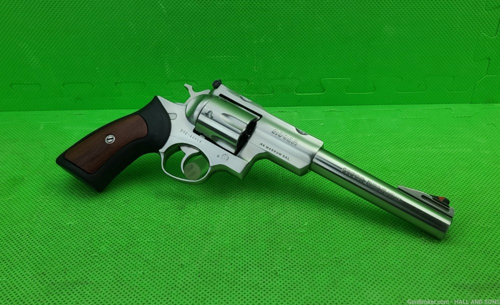 Ruger SUPER REDHAWK * 44 Magnum * BORN 2006 STAINLESS 7.5" Barrel -img-1