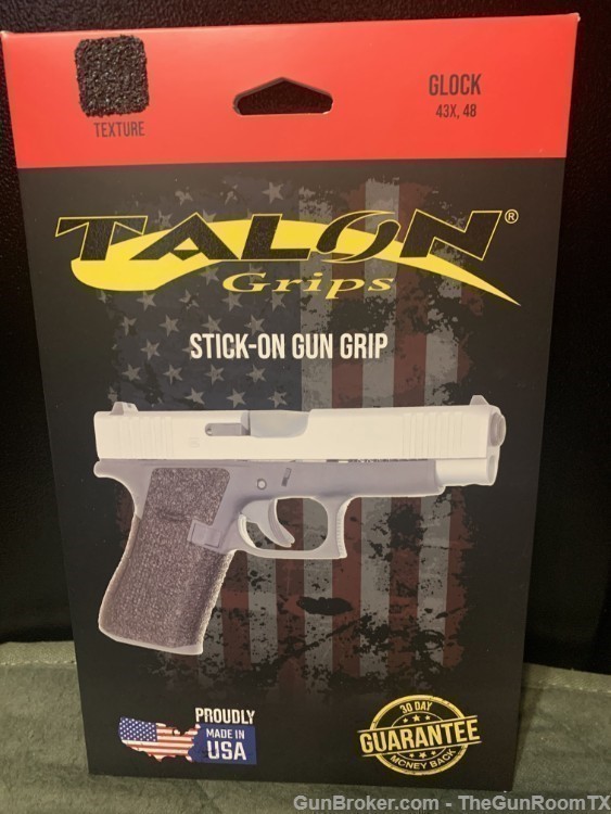 Talon Grips Stick-On Gun Grip Pro Texture Glock 43X and 48 NIB!-img-0