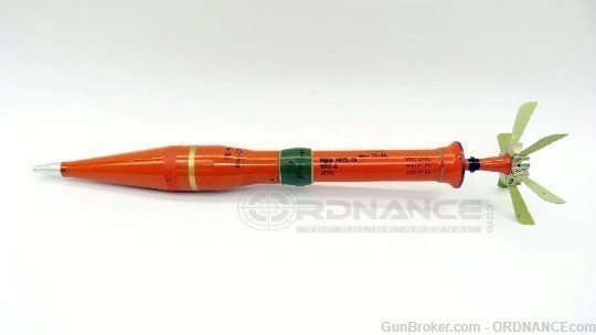 inert Cold War 73mm PG-9 High Explosive Anti-Tank Projectile Rocket for SPG-img-4