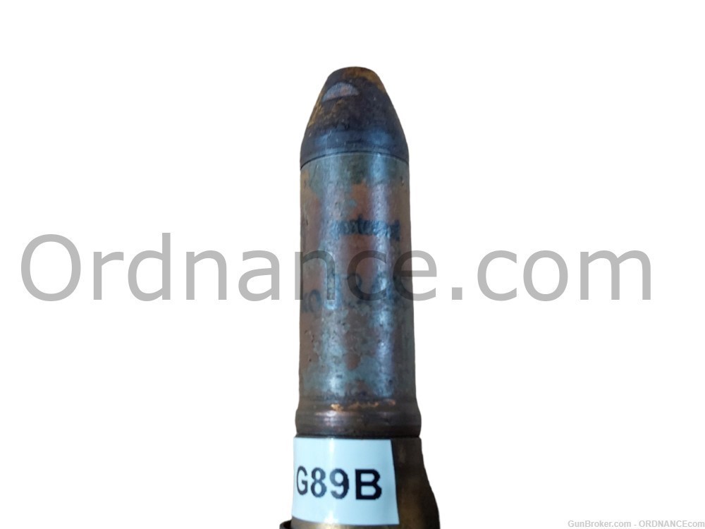 20mm German WWII H.E.M. round with link MG151/20 Autocannon 20x82mm shell -img-7
