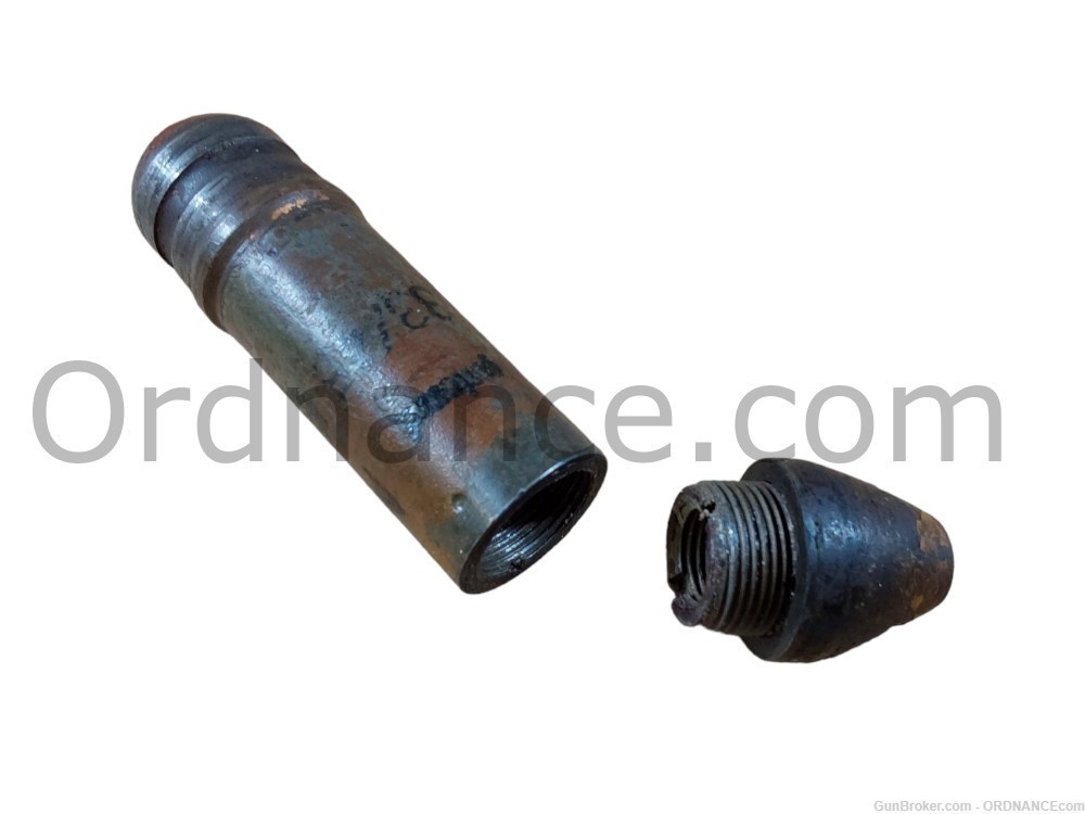 20mm German WWII H.E.M. round with link MG151/20 Autocannon 20x82mm shell -img-2