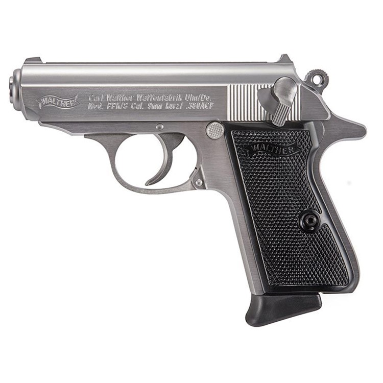 Walther PPK Pistol 380ACP Stainless 3.3 -img-1