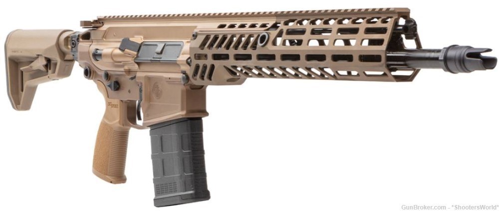 Sig Sauer MCX Spear Rifle .308 Win 16" Barrel FDE Side Charging Handle 20RD-img-1