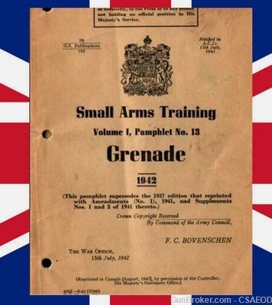 MILLS BOMB GRENADE BRITISH MANUAL LOT ON CD-img-6