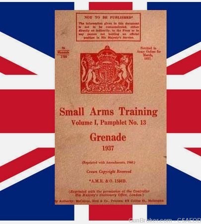 MILLS BOMB GRENADE BRITISH MANUAL LOT ON CD-img-4