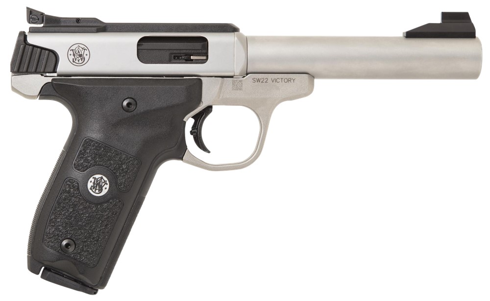 Smith & Wesson SW22 Victory Target .22LR 5.5 10+1 Target Trigger Rail Bull -img-0