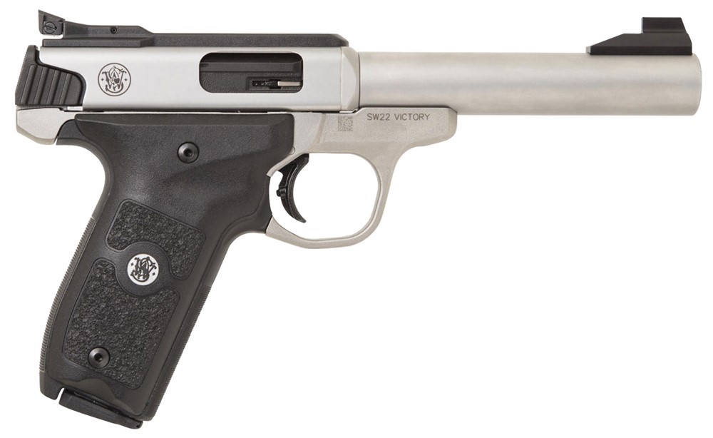 Smith & Wesson SW22 Victory Target .22LR 5.5 10+1 Target Trigger Rail Bull -img-1