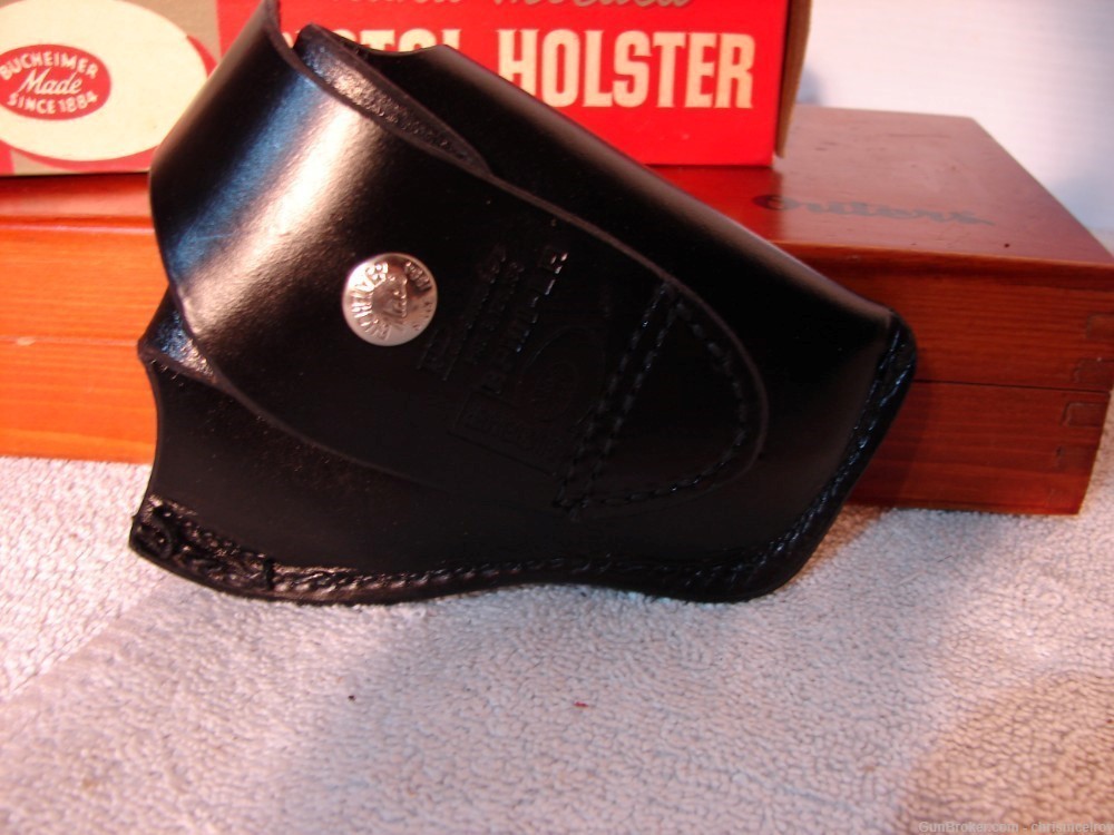 S&W J FRAME HOLSTER NIB BY BUCHEIMER PACEMAKER #PM1 FOR UP TO 2 1/2" LH-img-6