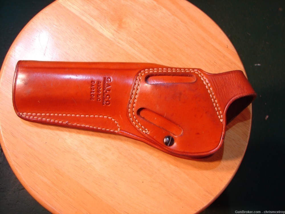 S&W K OR L FRAME OR COLT PYTHON HOLSTER BY GALCO 6" RT HANDED-img-4