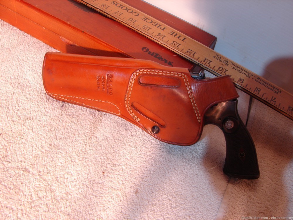 S&W K OR L FRAME OR COLT PYTHON HOLSTER BY GALCO 6" RT HANDED-img-1