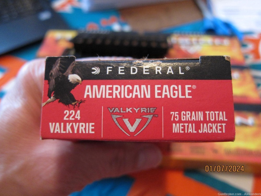 Federal Fusion 224 Valkyrie 90 Grain Soft Point 140 Rounds-img-7