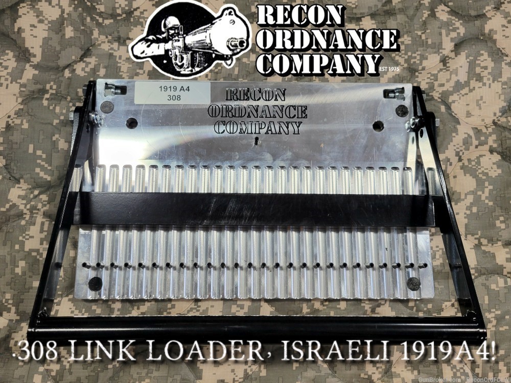 New .308 1919A4 Israeli Link Loader! Recon Ord Custom Loader 25 Per Stroke!-img-0