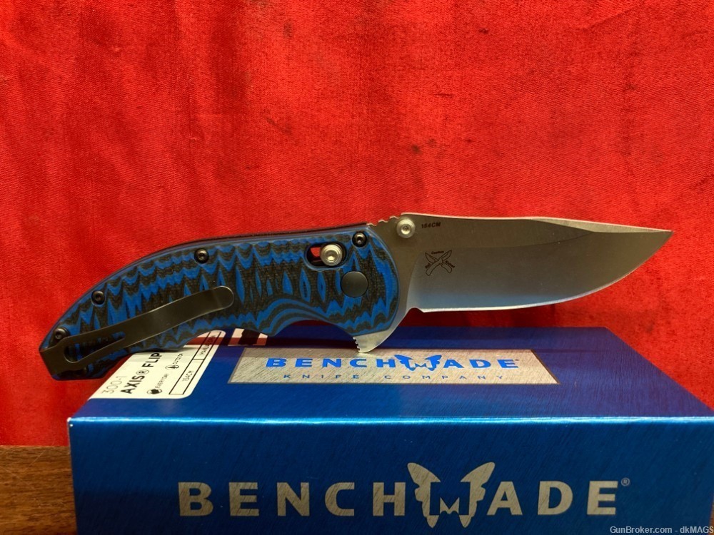 Benchmade Axis Flipper Folding Pocket Knife 3.18" 154CM Stainless Blade-img-3