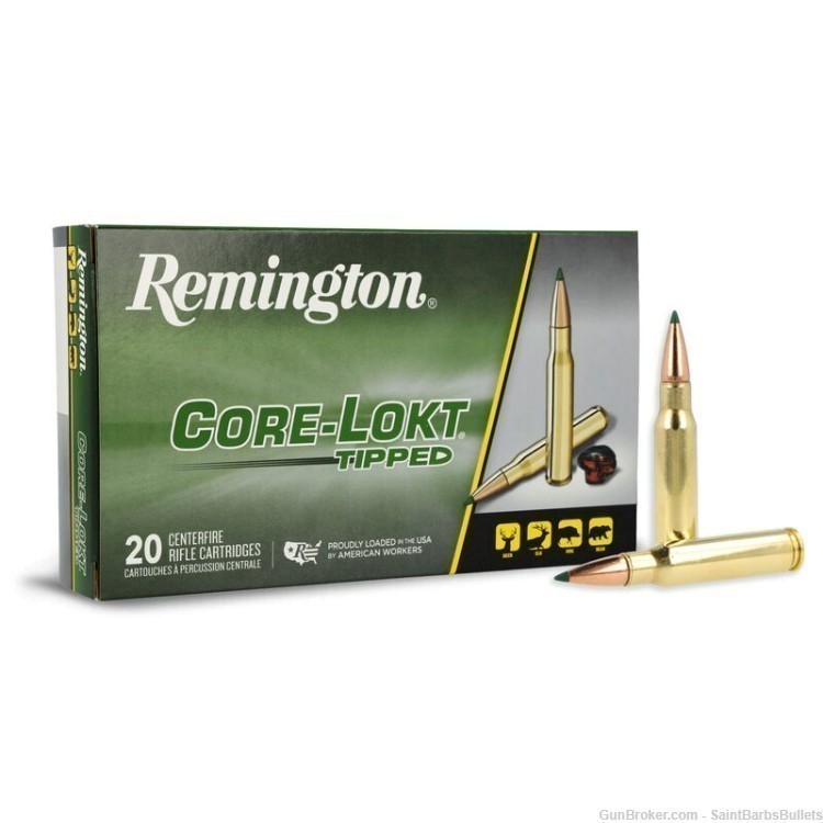 Remington .308 Winchester 165 Grain Core-Lokt Tipped - 20 Rounds-img-0