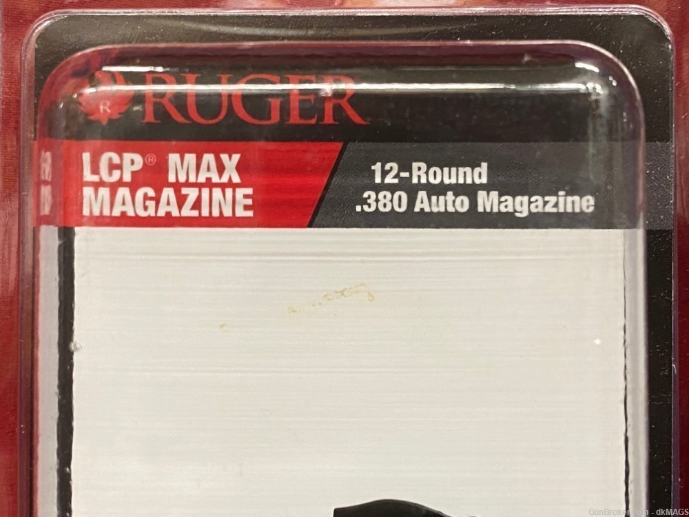 2 OEM Ruger LCP Max .380 12rd Magazines-img-1