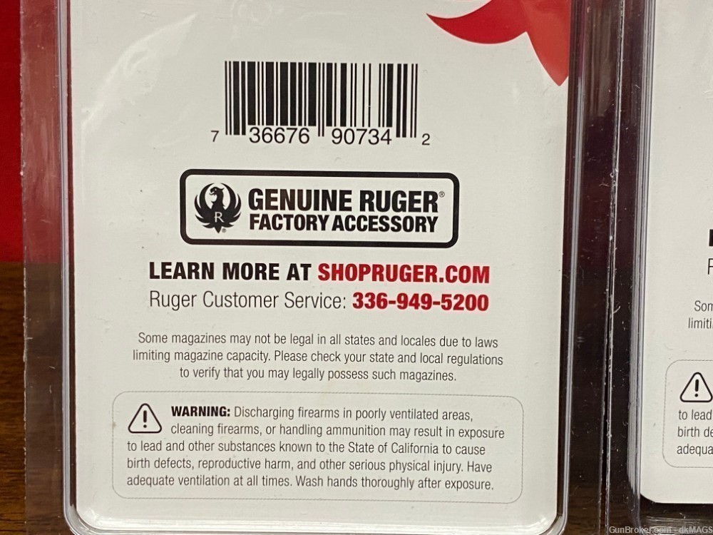 2 OEM Ruger LCP Max .380 12rd Magazines-img-10