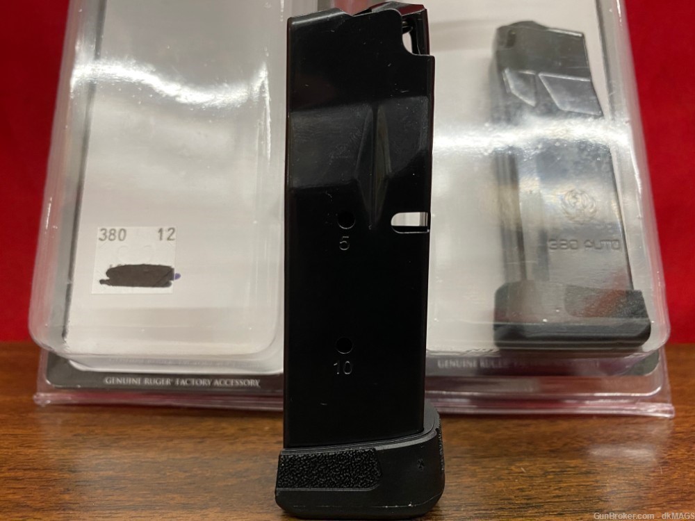 2 OEM Ruger LCP Max .380 12rd Magazines-img-2