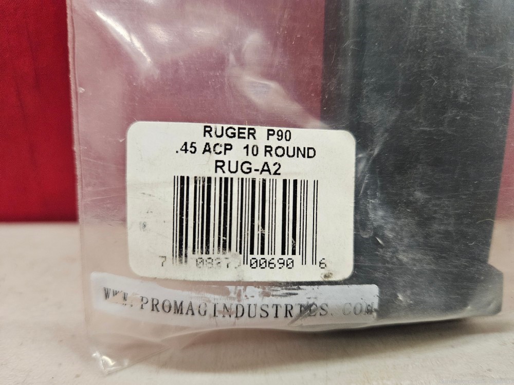 2 ProMag Magazines for Ruger P90 .45 15 Rounds RUG-A2-img-2