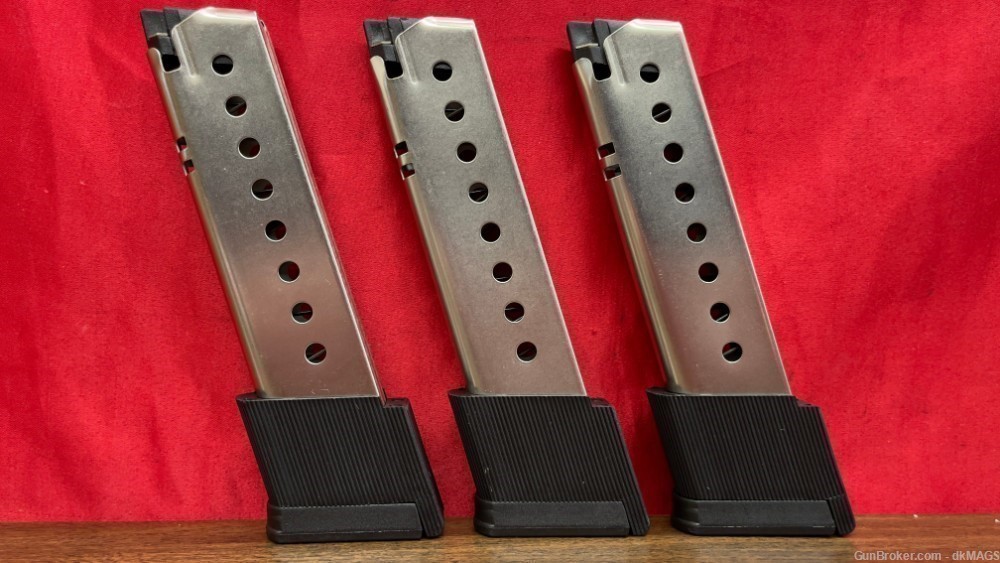 3 ProMag Sig Sauer P220 .45 ACP Auto 10RD Nickel Plated Magazines-img-4