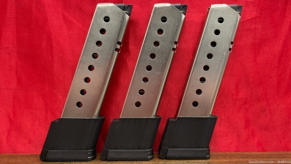 3 ProMag Sig Sauer P220 .45 ACP Auto 10RD Nickel Plated Magazines-img-2