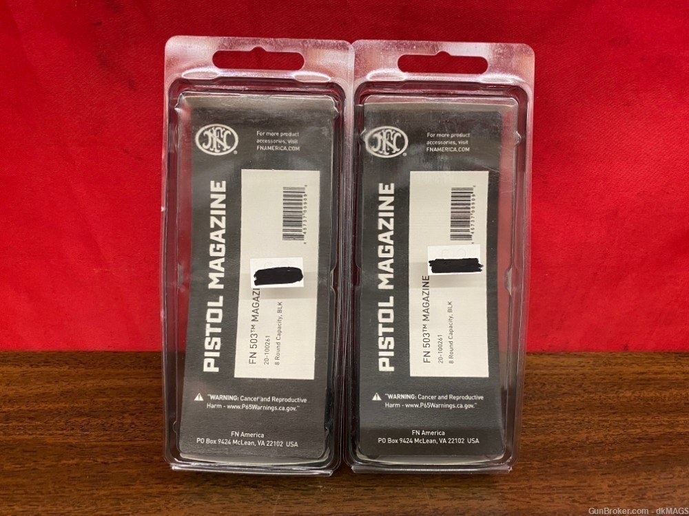 2 FN 503 9mm 8rd Magazines -img-1