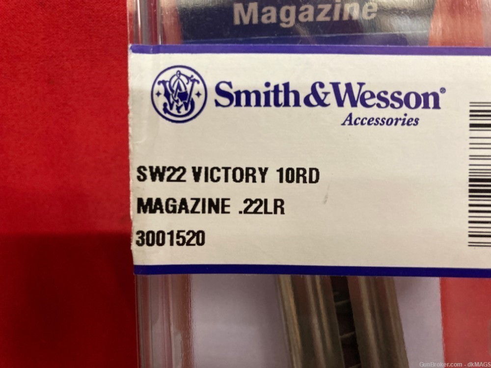 2 Smith&Wesson SW22 Victory 10rd .22LR Magazines-img-2
