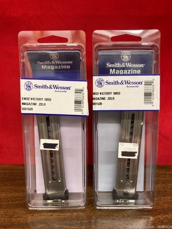 2 Smith&Wesson SW22 Victory 10rd .22LR Magazines-img-0