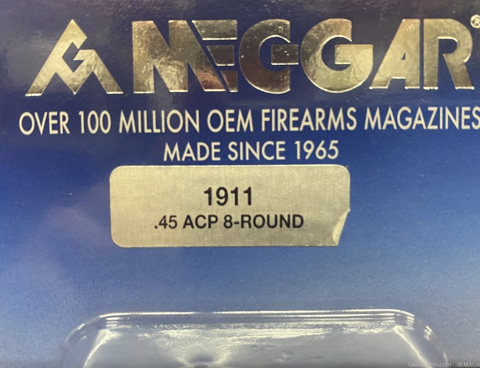 2 Mec-Gar 1911 1911A1 8 Round .45 ACP Magazines-img-1