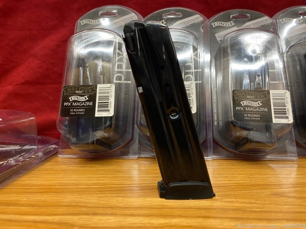 5 Walther PPX 9MM 10rd Magazines-img-4