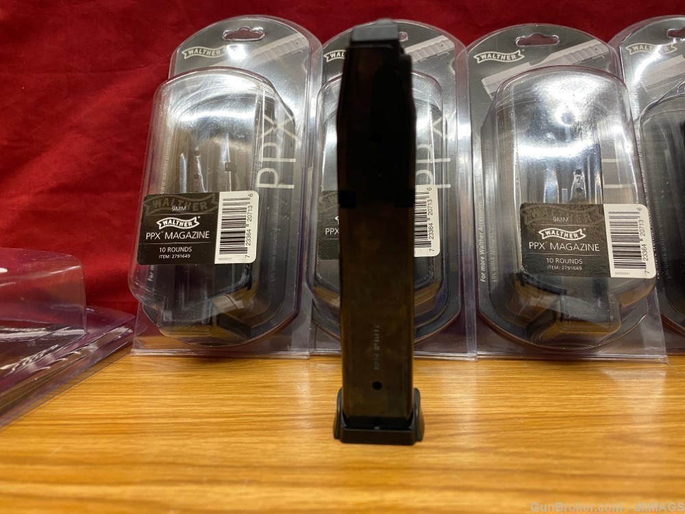 5 Walther PPX 9MM 10rd Magazines-img-3