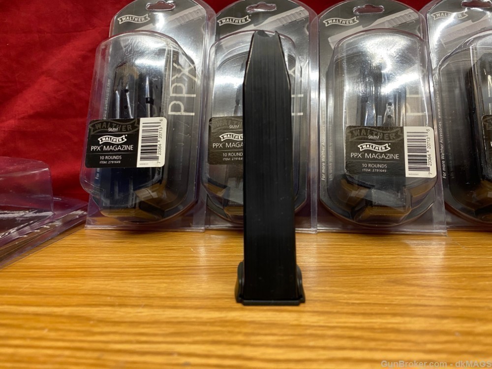 5 Walther PPX 9MM 10rd Magazines-img-5
