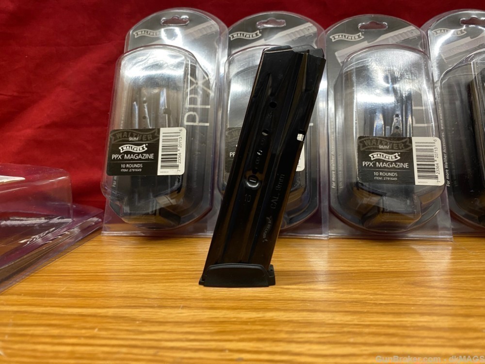 5 Walther PPX 9MM 10rd Magazines-img-2
