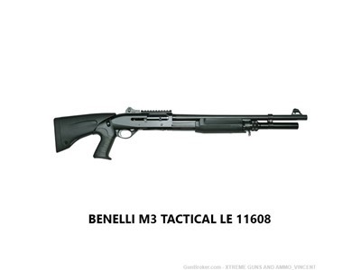 BENELLI M3 LE TACTICAL 11608 12GA 19.5" SHOTGUN