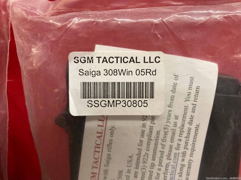 2 SGM Tactical Saiga .308 5rd Magazines-img-1