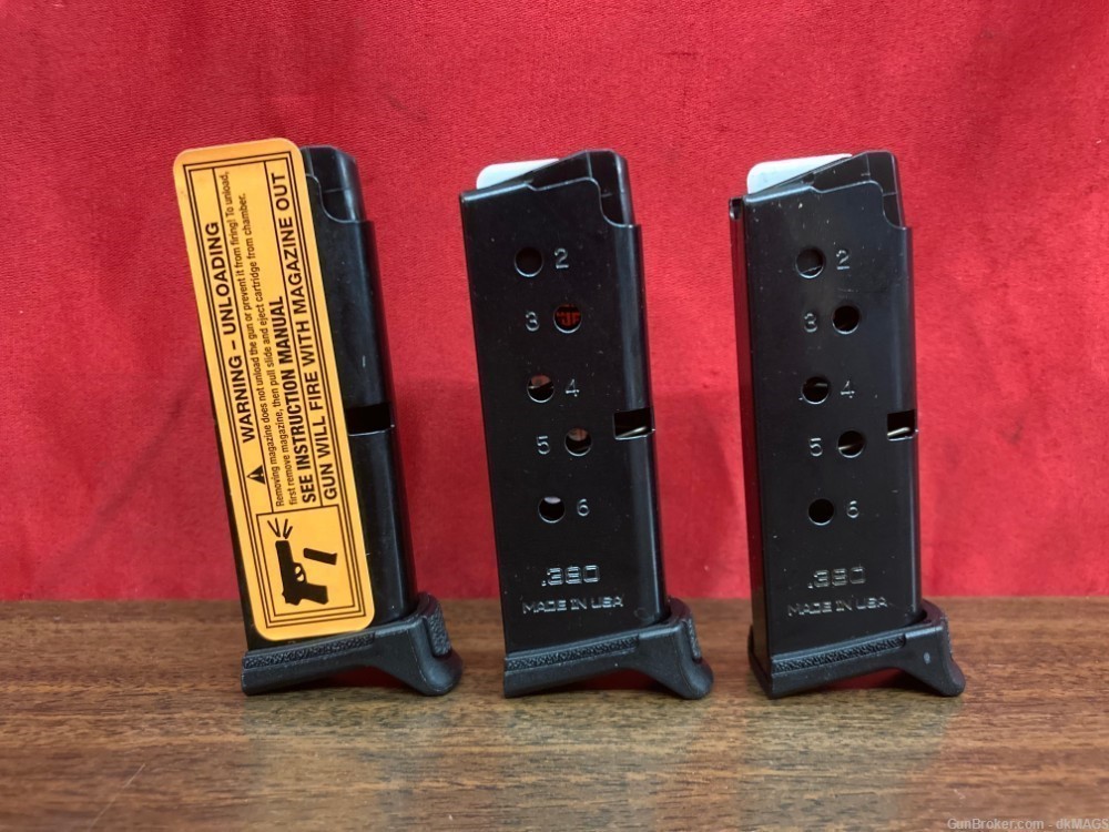 3 Ruger LCP II Factory 6rd .380 Magazines-img-5