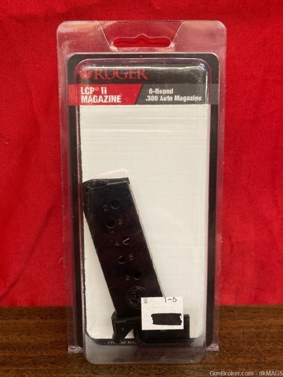 3 Ruger LCP II Factory 6rd .380 Magazines-img-1