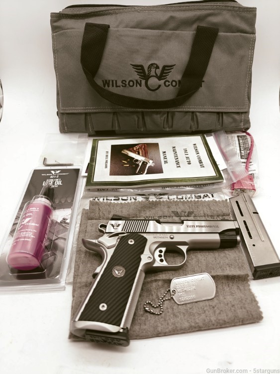 Wilson Combat Elite Professional 9mm Luger 2 Mags and Case-img-0