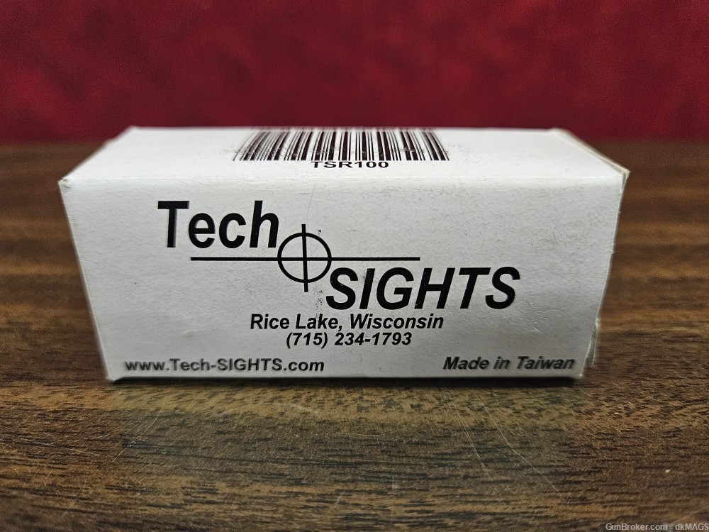 Tech Sights TSR100 Sight Set & .920in Front Sight Barrel Adapter Block-img-2