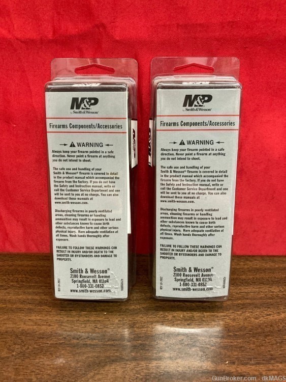 2 Pack Smith & Wesson M&P 45 14rd .45acp Brown Magazine OEM-img-1