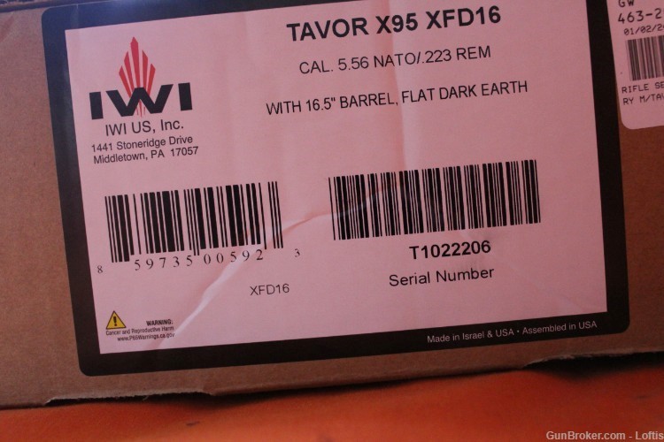 IWI Tavor X95 FDE NEW! Free Layaway!-img-1