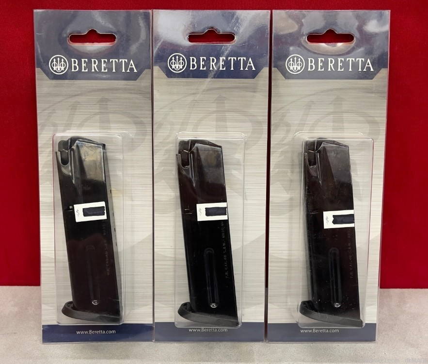 3 Beretta Model Px4 .40 10rd Steel Magazines Mags Clips-img-0