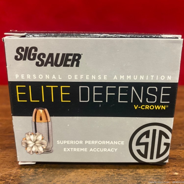 200 Rounds of Sig Sauer Elite Defense 38Spl +P 125gr JHP Ammo -img-2