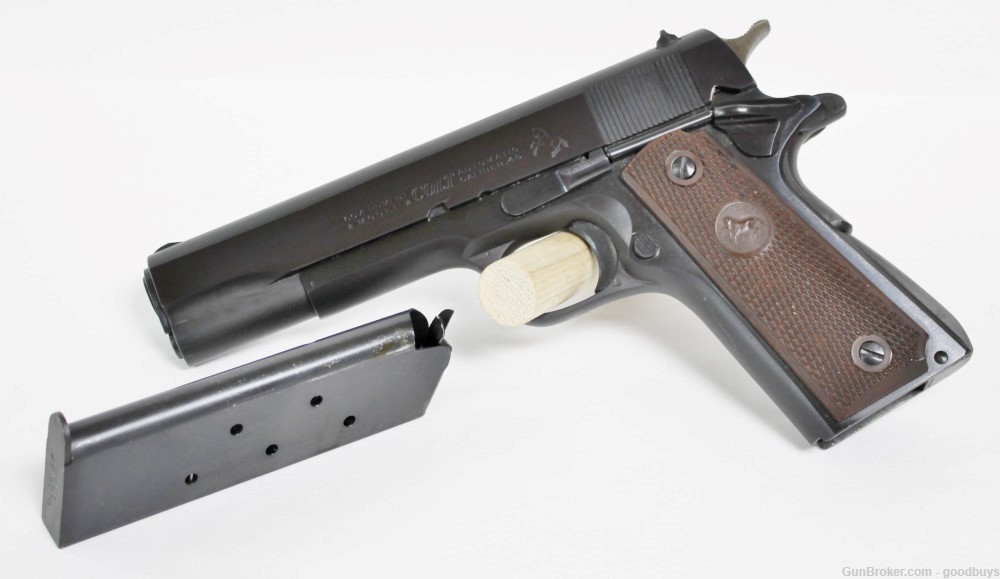 Colt 1911 Semi-Auto 45 ACP COMMERCIAL GOVERNMENT M1911-A1 1967 MINTY BLUED-img-0