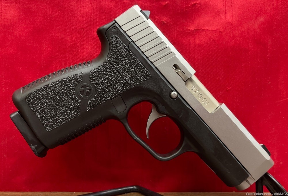 Kahr Arms CW9 9mm 9x19 7 Round Semi-Auto 2-Tone Pistol & LaserMax Red Laser-img-5