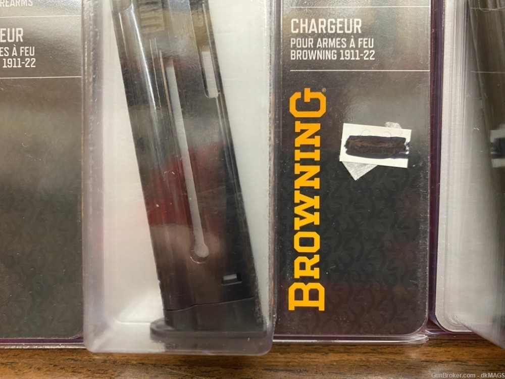 3 Browning 1911-22 .22LR 10rd Magazines Mags Clips-img-3