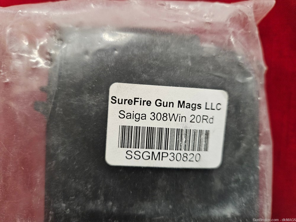 2 Surefire Gun Mags 20 Round Magazine for .308 Saiga Rifles SSGMP30820-img-2