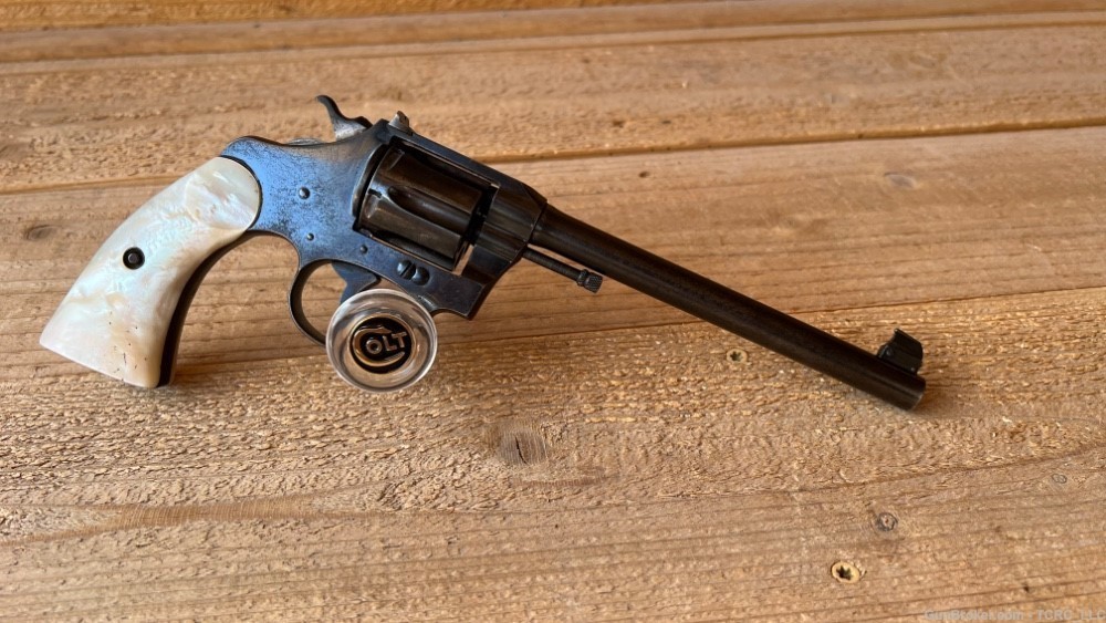 Colt Police Positive Target .32 Police Mfg'd 1915 with Pearl Grips-img-5