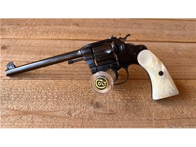 Colt Police Positive Target .32 Police Mfg'd 1915 with Pearl Grips